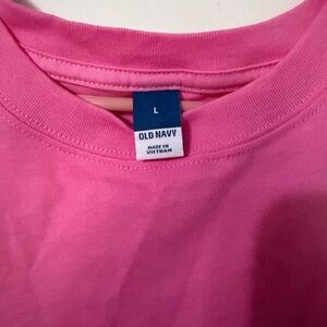 Old Navy Pink T-shirt dress